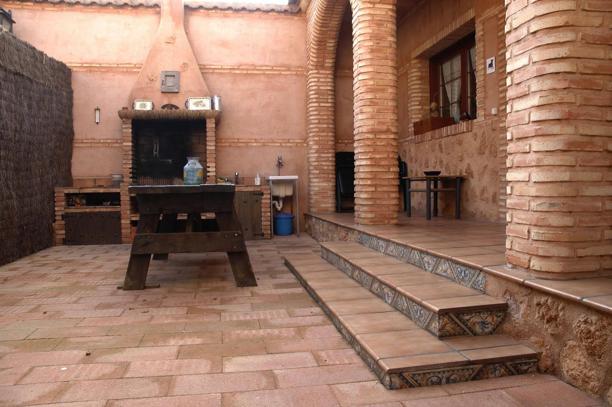 Casa Rural De Estilo Rustico Con Spa Almagro Bagian luar foto